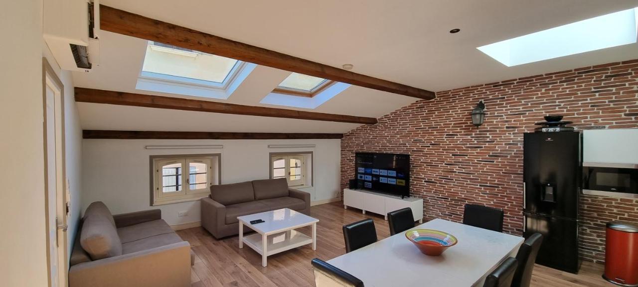 Apartament Chambre D'Hotes Sde, Wc Prive Climatise Dans Loft 80M2 Espace Commun Avec Les Habitants Salon Et Cuisine Tulon Zewnętrze zdjęcie