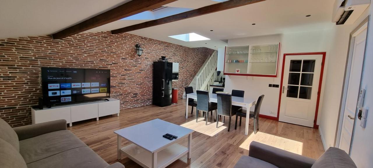 Apartament Chambre D'Hotes Sde, Wc Prive Climatise Dans Loft 80M2 Espace Commun Avec Les Habitants Salon Et Cuisine Tulon Zewnętrze zdjęcie