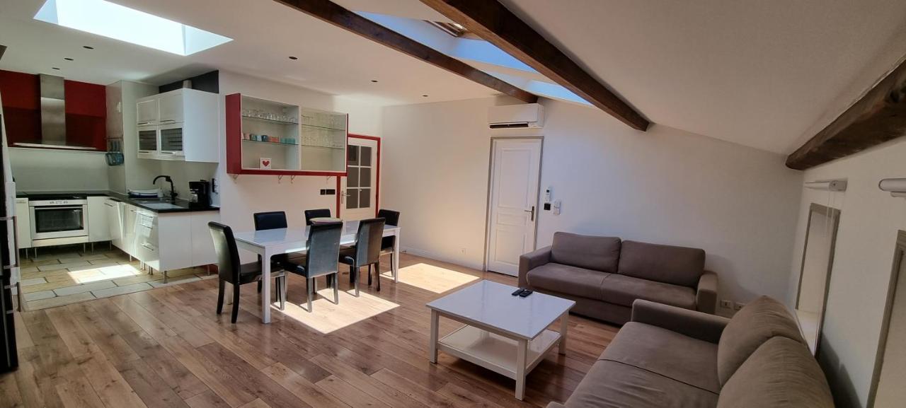 Apartament Chambre D'Hotes Sde, Wc Prive Climatise Dans Loft 80M2 Espace Commun Avec Les Habitants Salon Et Cuisine Tulon Zewnętrze zdjęcie